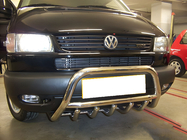 Volkswagen T4 Caravelle/Multivan 1990-2003 рр. Кенгурятник WT003 60мм (нерж) 51мм, без напису фото 7