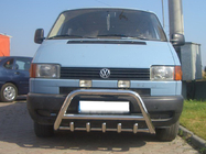 Volkswagen T4 Caravelle/Multivan 1990-2003 рр. Кенгурятник WT003 60мм (нерж) 51мм, без напису фото 9