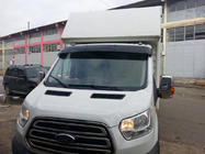 Ford Transit 2014- рр. Козирьок на лобове скло (чорний глянець, 5мм) фото 12