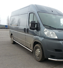 Citroen Jumper 2007-2025 рр. Бічні труби (2 шт., нерж.) фото 4