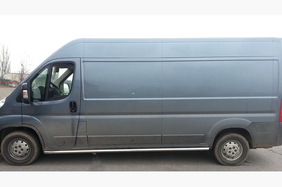 Citroen Jumper 2007-2025 рр. Бічні труби (2 шт., нерж.) Довга база, Ø70 Фото 3