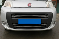 Citroen Nemo 2007-2017 рр. Накладка на решітку радіатора (4 част., нерж.) OmsaLine - Італійська нержавійка фото 3