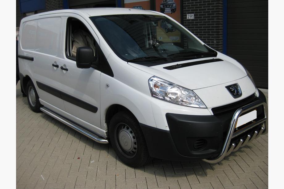 Citroen Nemo 2007-2017 рр. Бокові пороги Premium (2шт., нерж.) Ø60 Image