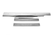 Mercedes Vito W638 1996-2003 рр. Накладки на внутрішні пороги OmsaLine (3 шт, нерж) фото 2