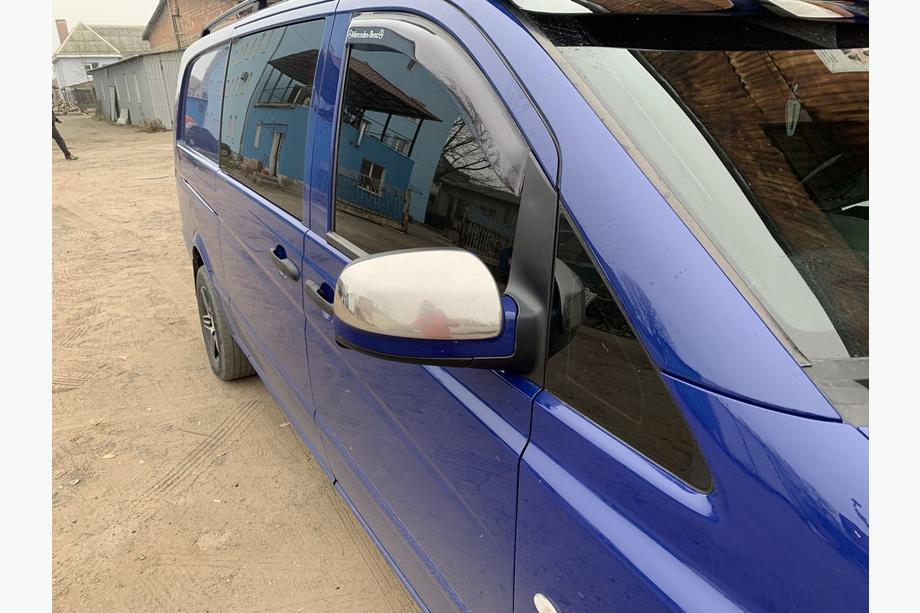 Mercedes Vito W639 2004-2014 рр. Накладки на дзеркала Vito 2010-2015 (2 шт) Фото 7