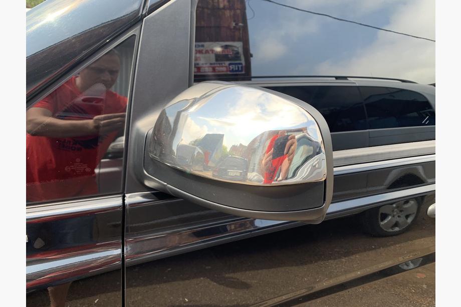 Mercedes Vito W639 2004-2014 рр. Накладки на дзеркала Vito 2010-2015 (2 шт) Фото 8