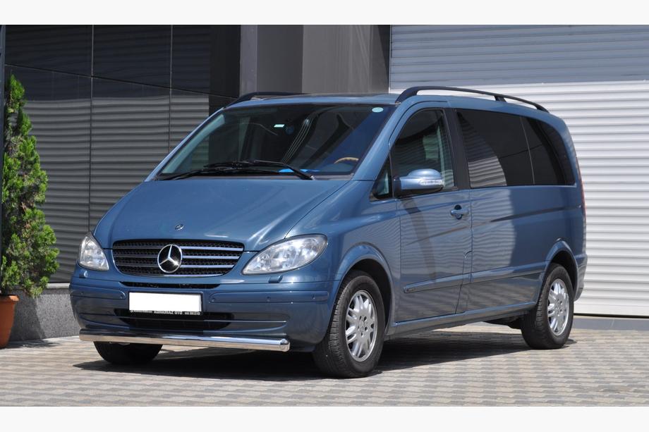 Mercedes Vito W639 2004-2014 рр. Передній захист ST008 (нерж) 2004-2010, 51мм Фото 2