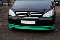 Mercedes Vito W639 2004-2014 рр. Накладка на бампер BRB V1 (під фарбування) 2004-2010 рік фото 4