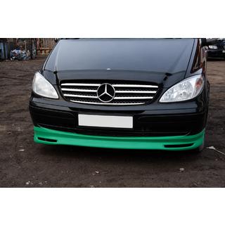Накладка на бампер BRB V1 (під фарбування) Mercedes Vito W639 2004-2014 рр. фото 4