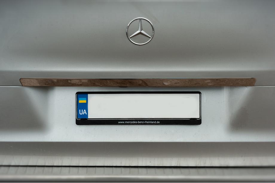 Mercedes Vito/V-class W447 2014- рр. Накладка на задній бампер OmsaLine (нерж) Глянцева Фото 6