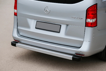 Mercedes Vito/V-class W447 2014- рр. Задня дуга Moonlight (алюміній) фото 1