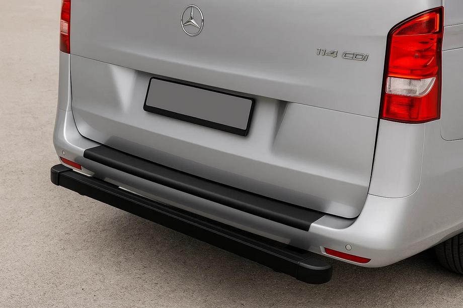 Mercedes Vito/V-class W447 2014- рр. Задня дуга Moonlight (алюміній) Чорний Фото 2