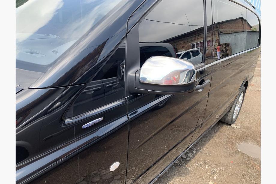 Mercedes Viano 2004-2014 рр. Накладки на дзеркала VITO 2010-2014 (2 шт) Фото 10