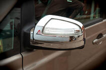 Mercedes Viano 2004-2014 рр. Накладки на дзеркала VIANO 2010-2015 (2 шт., пласт) фото 2