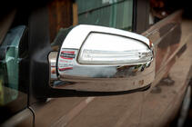 Mercedes Viano 2004-2014 рр. Накладки на дзеркала VIANO 2010-2015 (2 шт., пласт) фото 1