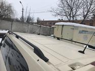 Mercedes Vito W639 2004-2014 рр. Рейлінги чорні Skyport (суцільний метал) фото 30