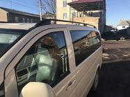 Mercedes Vito W639 2004-2014 рр. Рейлінги чорні Skyport (суцільний метал) фото 27