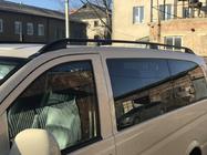 Mercedes Vito W639 2004-2014 рр. Рейлінги чорні Skyport (суцільний метал) фото 29