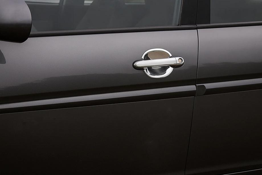 Hyundai Accent 2006-2010 рр. Накладки під ручки (4 шт., нерж.) Фото 1