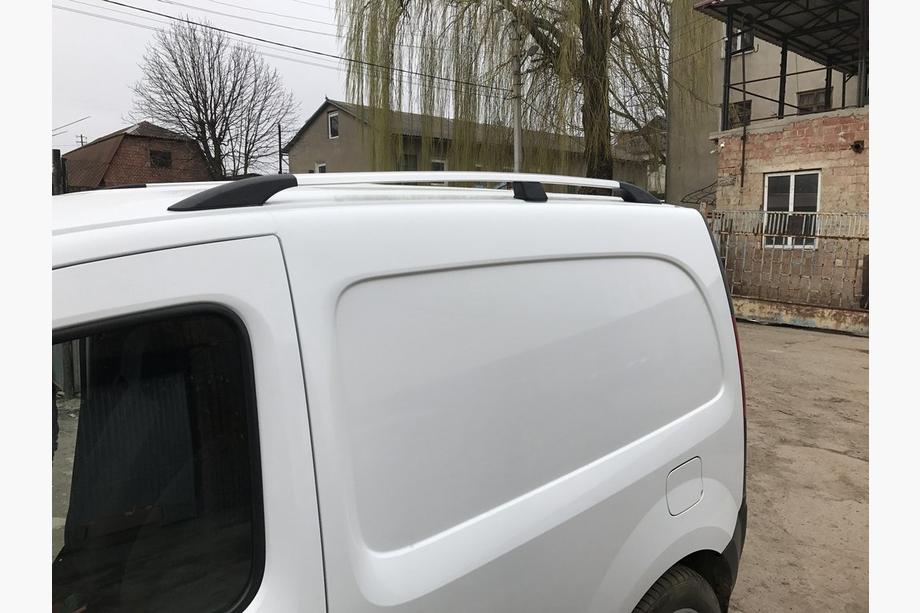 Mercedes Citan 2013-2021 рр. Рейлінги хром Стандартна база, Металеві ніжки Фото 6
