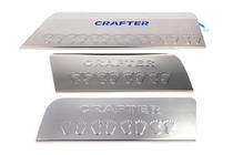 Volkswagen Crafter 2006-2016 рр. Накладки на внутрішні пороги (LED) фото 3