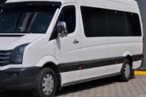 Volkswagen Crafter 2006-2016 рр. Бічні труби (2 шт., нерж) d60, середня база фото 2