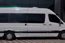 Volkswagen Crafter 2006-2016 рр. Бічні труби (2 шт., нерж) d60, середня база фото 3