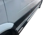 Volkswagen Crafter 2006-2016 рр. Бічні труби (2 шт., нерж) фото 5