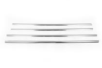 Hyundai Tucson JM 2004- рр. Окантовка скла (4 шт, нерж) фото 8