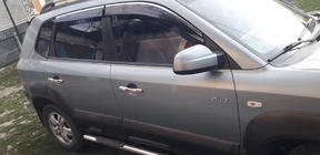 Hyundai Tucson JM 2004- рр. Накладки на ручки (4 шт, нерж) фото 1