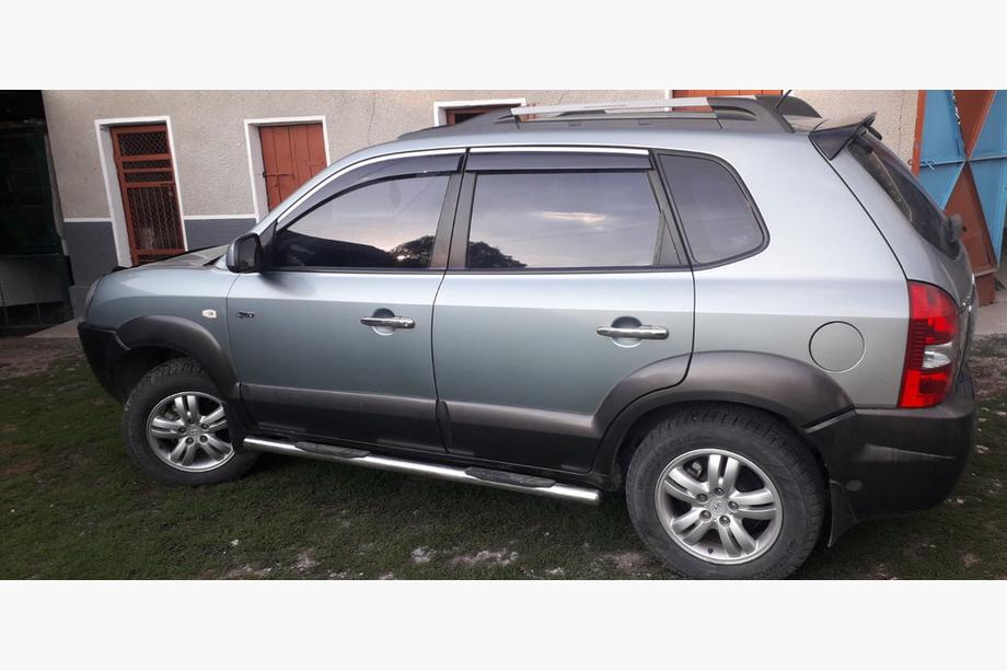 Hyundai Tucson JM 2004- рр. Накладки на ручки (4 шт, нерж) Фото 3