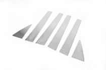 Kia Sportage 2004-2010 рр. Накладки на стійки (6 шт, нерж) фото 3