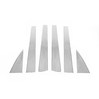 Накладки на стійки (6 шт, нерж) фото 2