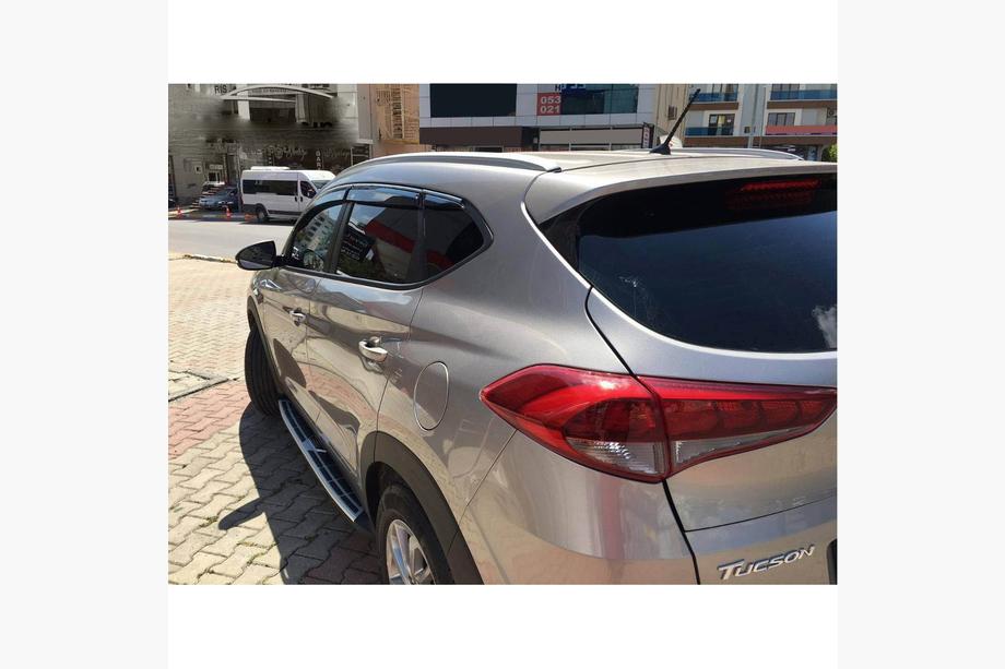 Hyundai Tucson TL 2016-2021 рр. Бокові пороги Оригінальний дизайн V1 (2шт) Фото 11