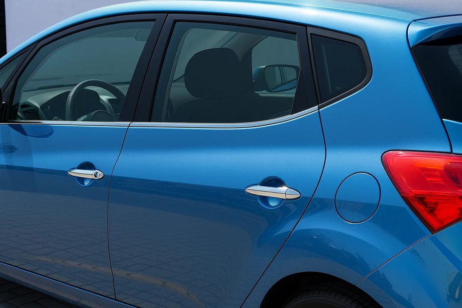 Kia Venga 2010-2019 рр. Окантовка вікон (4 шт., нерж.)