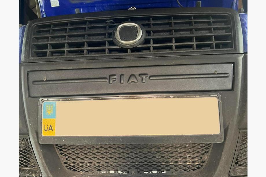 Fiat Doblo I 2005-2010 рр. Середня зимова накладка на решітку Матова Image