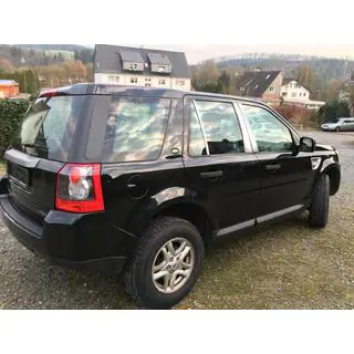 Молдинг дверних стійок (4 шт, нерж.) Land Rover Freelander II 2006-2014 рр. фото 1