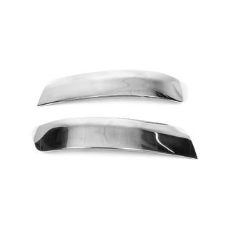 Куточки на передній бампер (2 шт., нерж) Volkswagen T5 Transporter 2003-2010 рр. фото 2