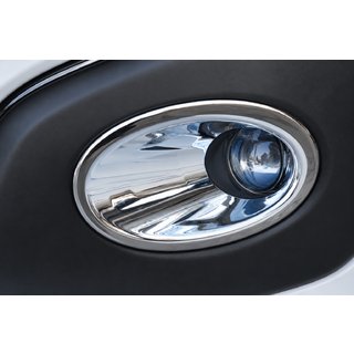 Окантовка протитуманок із поглибленням (2 шт, пласт) Nissan Qashqai 2010-2014 рр. фото 3