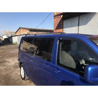 Рейлінги Чорні Volkswagen T5 Transporter 2003-2010 рр. фото 4