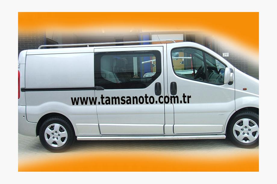 Nissan Primastar 2002-2014 рр. Бічні труби (2 шт, нерж.) Фото 5