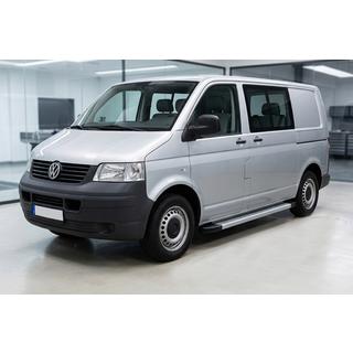 Бокові пороги Maya V2 (2 шт., алюміній) Volkswagen T5 Multivan 2003-2010 рр. фото 1