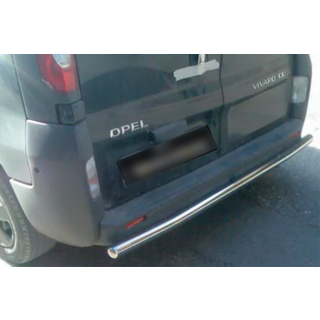 Задній захист AK002 (нерж) Nissan Primastar 2002-2014 рр. фото 2