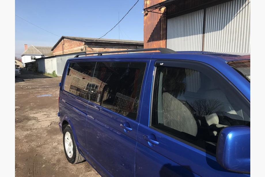 Volkswagen T5 Multivan 2003-2010 рр. Чорні рейлінги Фото 4