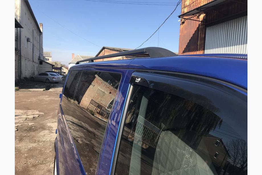 Volkswagen T5 Multivan 2003-2010 рр. Чорні рейлінги Фото 5