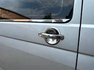 Volkswagen T5 Caravelle 2004-2010 рр. Окантовка вікон (2 шт, сталь) фото 3
