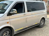 Volkswagen T5 Caravelle 2004-2010 рр. Окантовка вікон (2 шт, сталь) фото 5