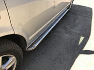Volkswagen T5 Caravelle 2004-2010 рр. Бокові пороги Premium (2 шт., нерж) 60 мм, коротка база фото 5
