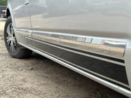 Volkswagen T5 2010-2015 рр. Молдинги на двері (нерж, Хром) 1 двері, Коротка, Carmos - Турецька сталь фото 13