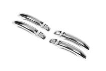 Volkswagen Amarok 2010-2022 рр. Накладки на ручки (4 шт, нерж) OmsaLine - Італійська нержавійка фото 2